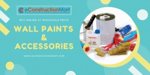 Buy Wall Paints, Putties, Primers, Distemper from eConstruct